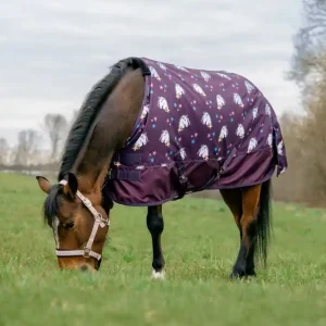 Nepromokavá deka pro pony EQUITHÈME Licorne 600D - Velikost 120 cm Zlevněný