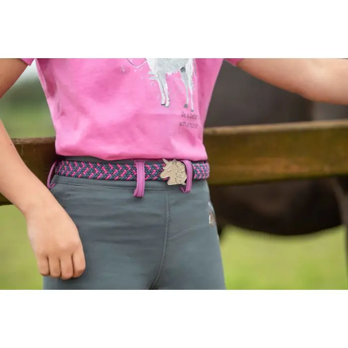 Dětský elastický opasek HKM -Claire Kids- - Velikost 60 cm Vrácení Zdarma
