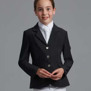 Levný Dětské závodní sako Premier Equine Hagen - Barva NavyVelikost 9-10 let