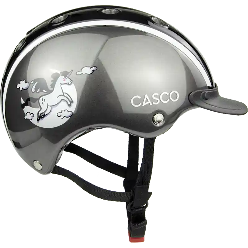 Značkový Dětská jezdecká přilba CASCO Nori - Barva AntracitováVelikost XS