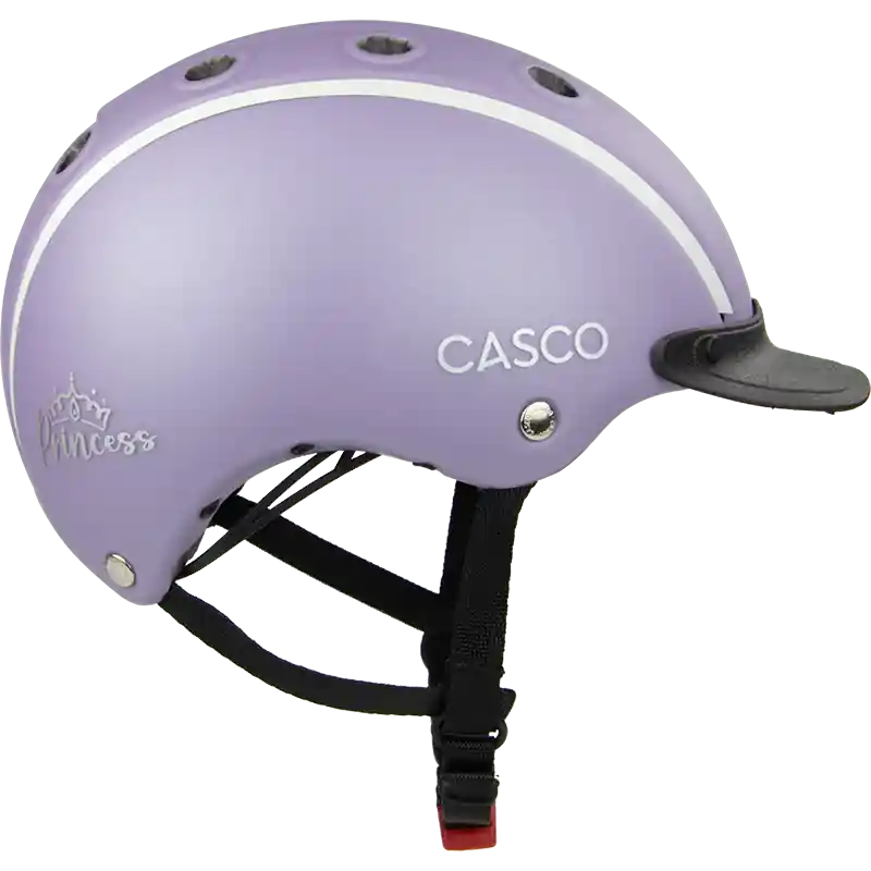 Rychlé Dodání Dětská jezdecká přilba CASCO Nori - Barva FialováVelikost S