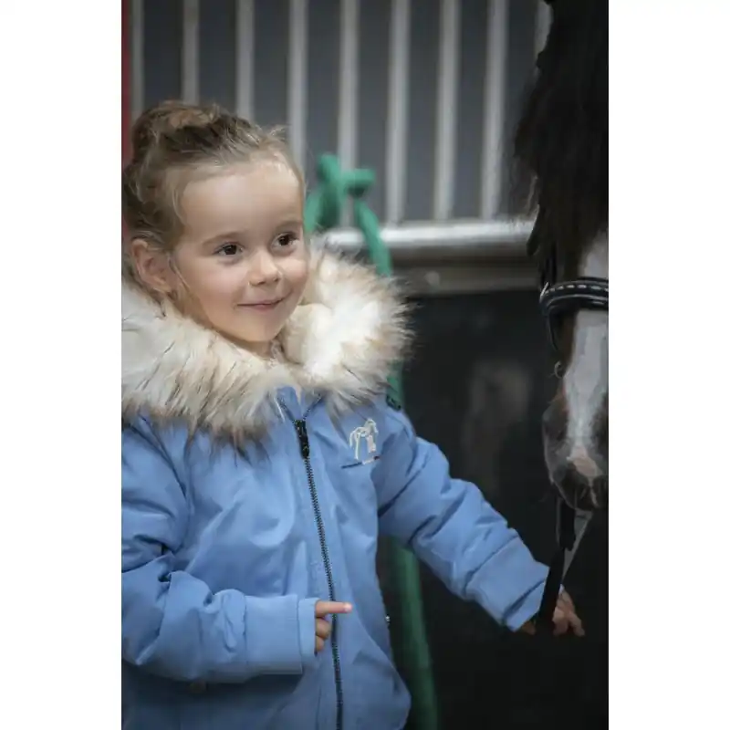 Akční Nabídka Dětská zimní bunda Penelope "LYON" BOMBER - Barva Sv. modráVelikost 6 let