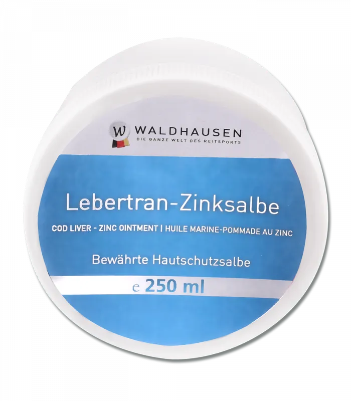 Vysoce Kvalitní Mast z oleje z tresčích jater a zinku Waldhausen 250ml