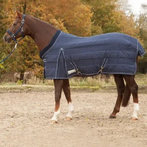 Stájová deka Waldhausen Comfort Line 100g - Barva Tmavě modráVelikost 125 cm Nejlepší Volba