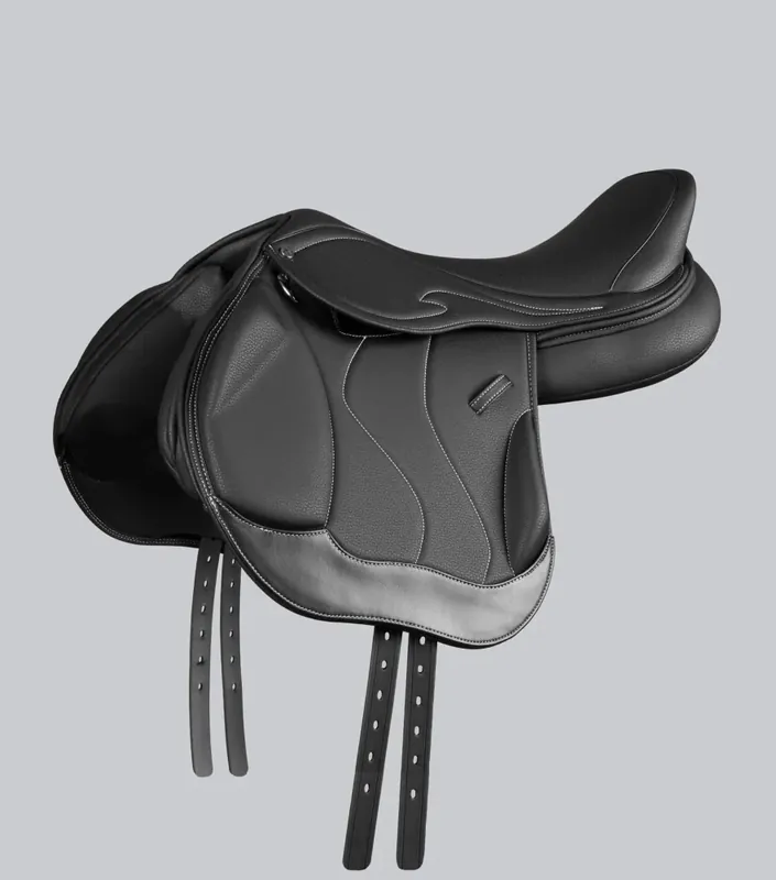 Akce Crossové sedlo PREMIER EQUINE Rouen Monoflap - Barva HnědáVelikost 16,5"