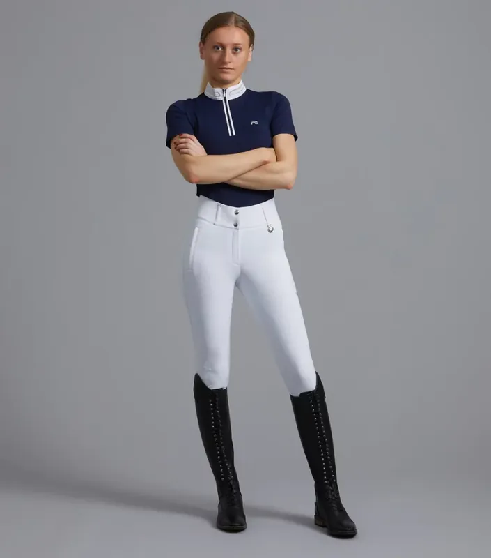 Dámské jezdecké rajtky Premier Equine Aradina - Barva BíláVelikost 32 Víkendová Akce