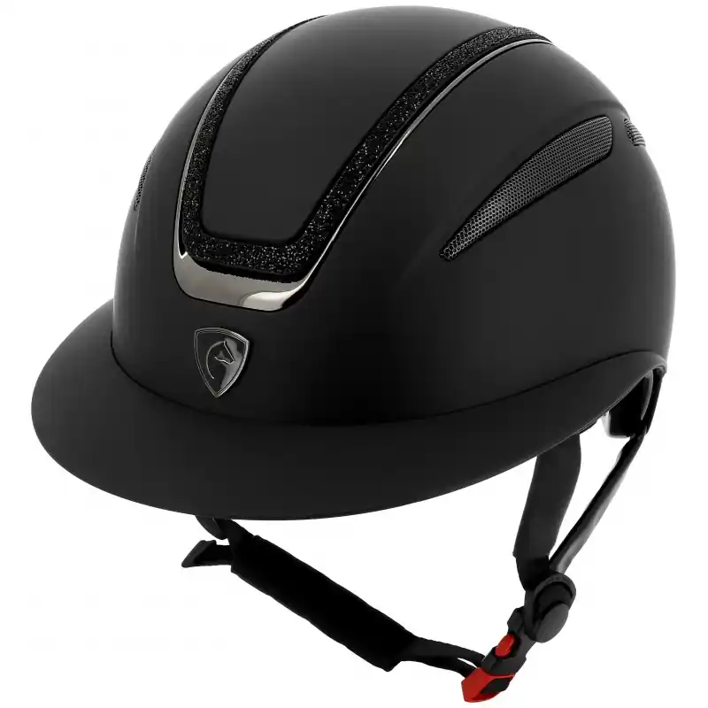 Speciální Cena Jezdecká helma EQUITHEME Agris Matte Wide Visor - Velikost 53-55 cm