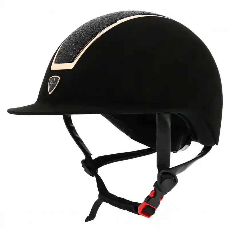 Vysoce Kvalitní Jezdecká helma EQUITHEME Glint Lamé - Velikost 55-57 cm