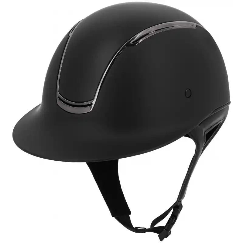 Jezdecká helma EQUITHEME Soazy Grey Insert - Velikost 52-56 cm Cenově Výhodný