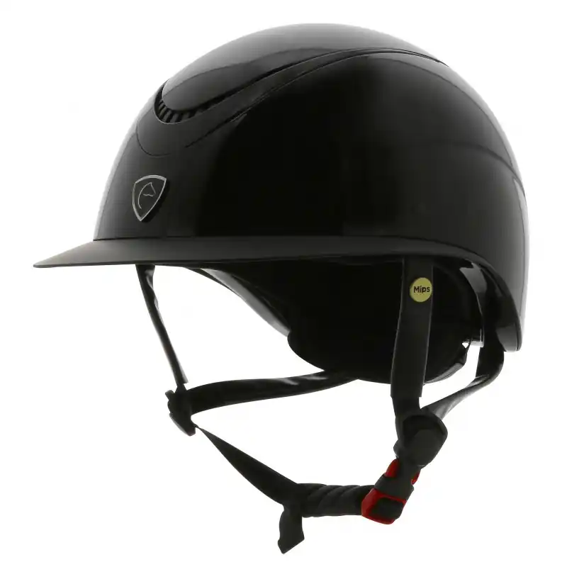 Cenově Výhodný Jezdecká helma EQUITHEME Wings Shiny - Velikost 58-60 cm