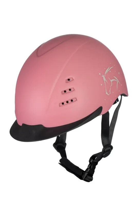 Jezdecká přilba HKM Kali - Barva ModráVelikost 51-54 cm Sleva