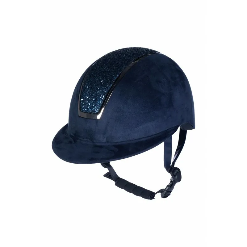 Finální Výprodej Jezdecká přilba HKM Lady Shield Sparkle Velours