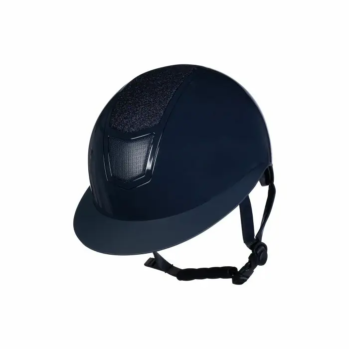 Jezdecká přilba HKM Shiny Diamond - Barva ModráVelikost 53-55 cm Must-Have
