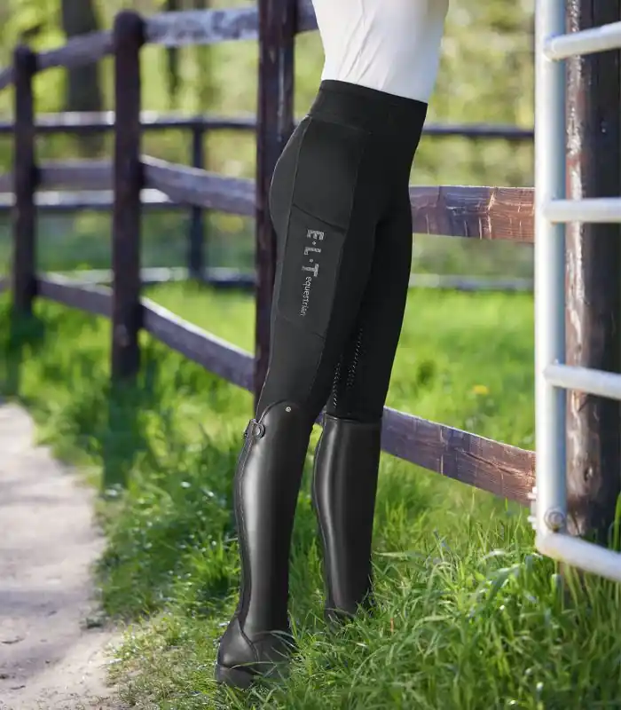 Jezdecké legíny ELT Ella Glam - Barva černáRozměr D48 Koupit Online