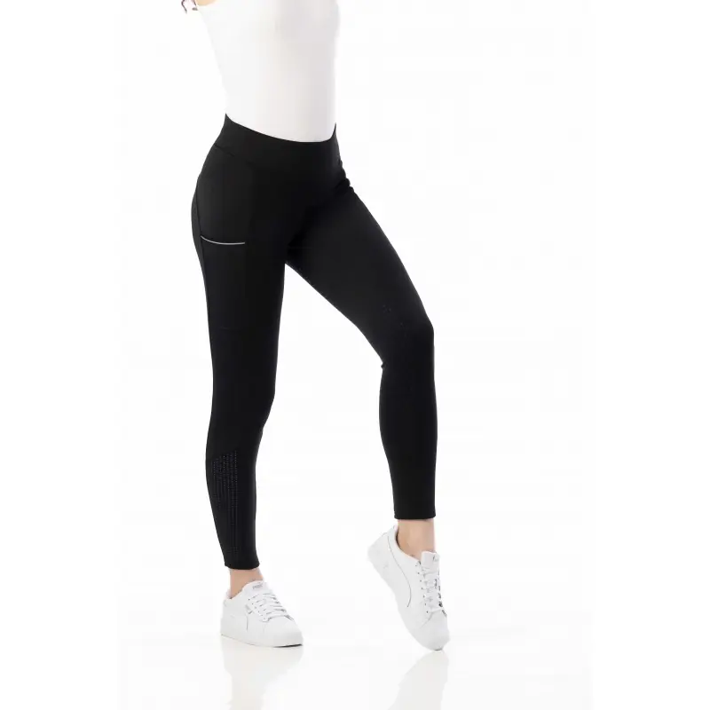 Akční Nabídka Jezdecké legíny EQUITHÈME Brigitte fullgrip - Barva VínováVelikost 36
