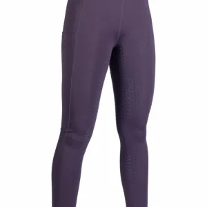 Jezdecké legíny HKM Lavender Bay fullgrip - Barva tm. fialováVelikost 36/ 38 Speciální Cena