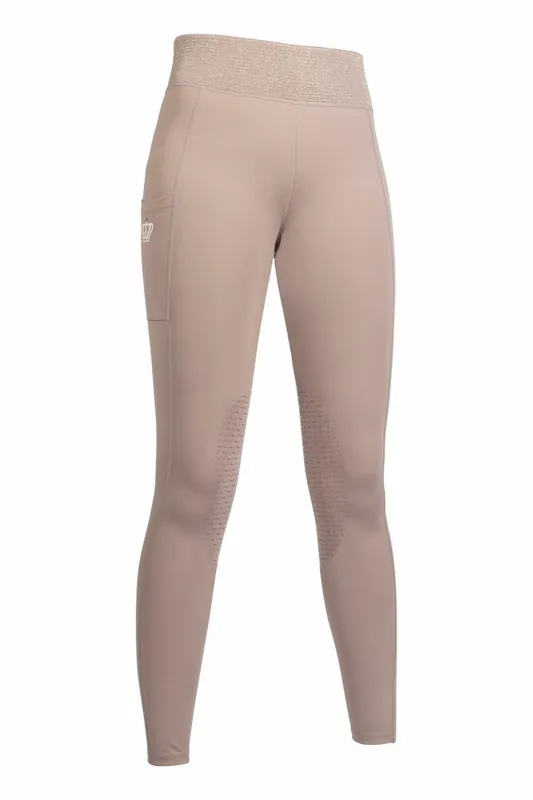 Jezdecké legíny HKM Lavender Bay kneegrip - Barva levandulováVelikost 32/ 34 Koupit Online