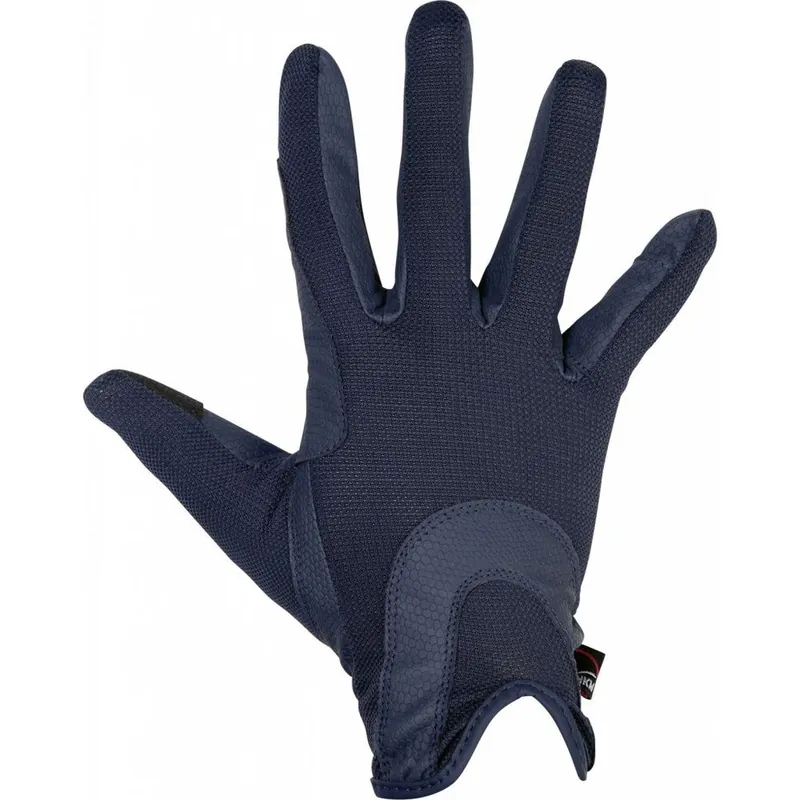 Jezdecké rukavice HKM - Grip Mesh - Barva ČernáVelikost XL Sezónní Sleva