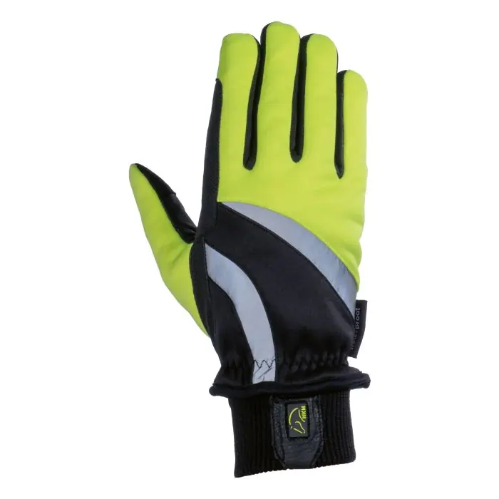Ověřený Jezdecké rukavice HKM Reflective - Velikost XS