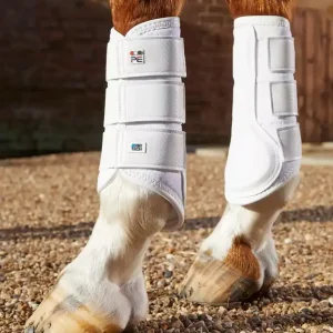 Aktuální Kamaše Premier Equine Carbon Air-Tech - Barva BíláVelikost XL