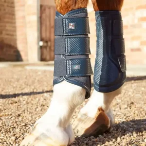 Časově Omezené Kamaše Premier Equine Carbon Air-Tech - Barva ModráVelikost S