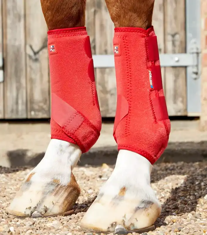 Kloubové kamaše Premier Equine Air-Tech Sports - Barva ČervenáVelikost S Cenová Bomba
