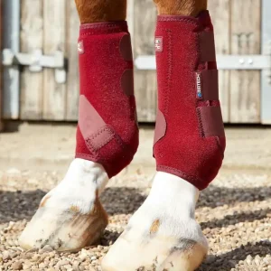 Jen Po Omezenou Doba Kloubové kamaše Premier Equine Air-Tech Sports - Barva VínováVelikost M