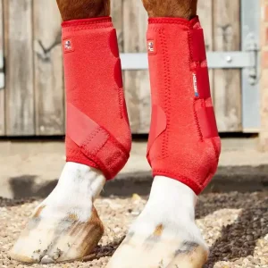 Autentický Kloubové kamaše Premier Equine Air-Tech Sports - Barva ČervenáVelikost XXS