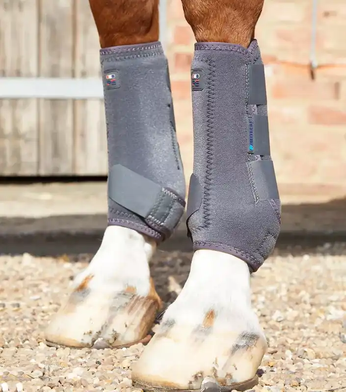Hit Sezóny Kloubové kamaše Premier Equine Air-Tech Sports - Barva ŠediváVelikost M