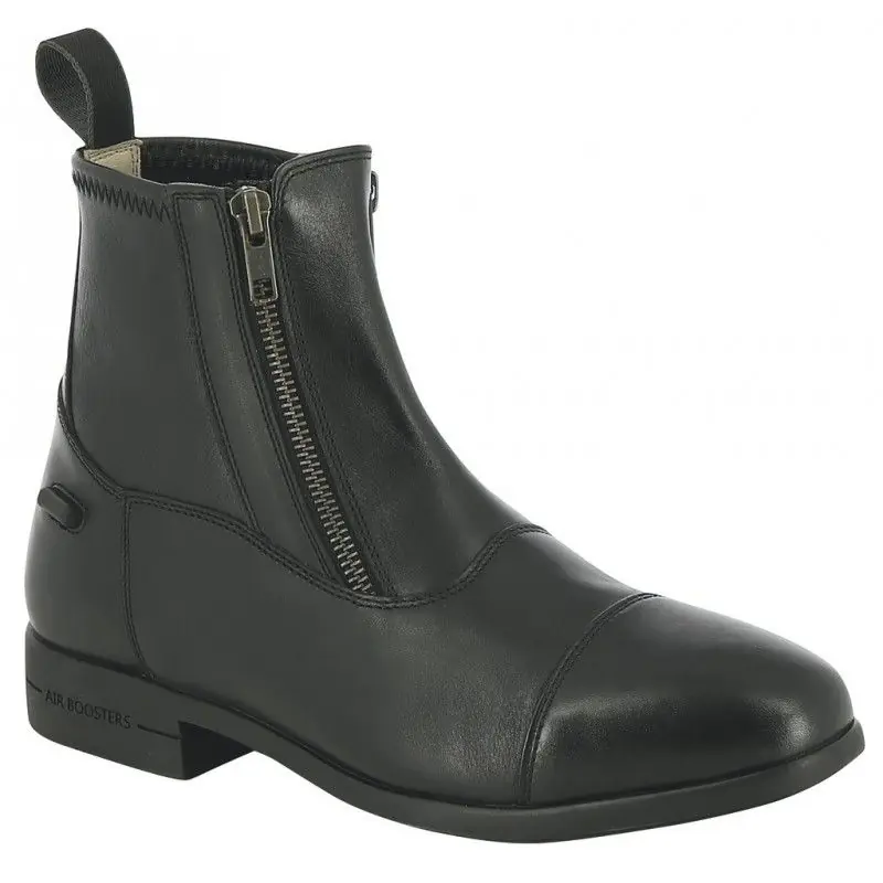 Nejlepší Volba Kožená jezdecká pérka EQUITHME DOUBLE ZIP - Velikost 39