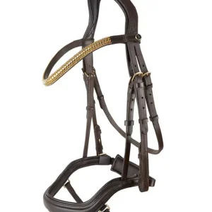 Novinka Kožená uzdečka Horze Highbury Anatomic - Barva HnědáVelikost COB
