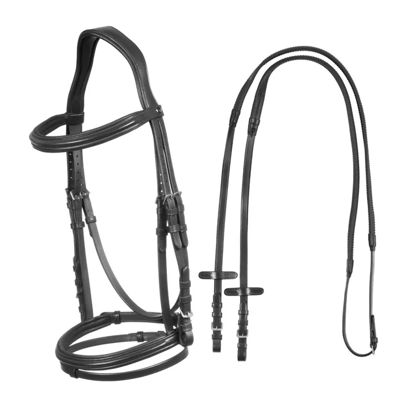 Akční Nabídka Kožená uzdečka SIOUX Supreme - Barva ČernáVelikost COB