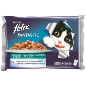 Felix Fantastic lahodný výběr z ryb v želé 4x100g Akční Nabídka