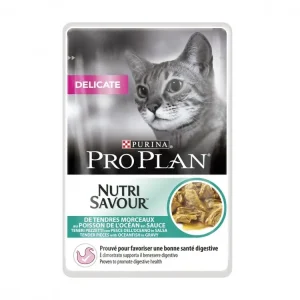 Akce ProPlan Cat Delicate mořské ryby ve šťávě 85g