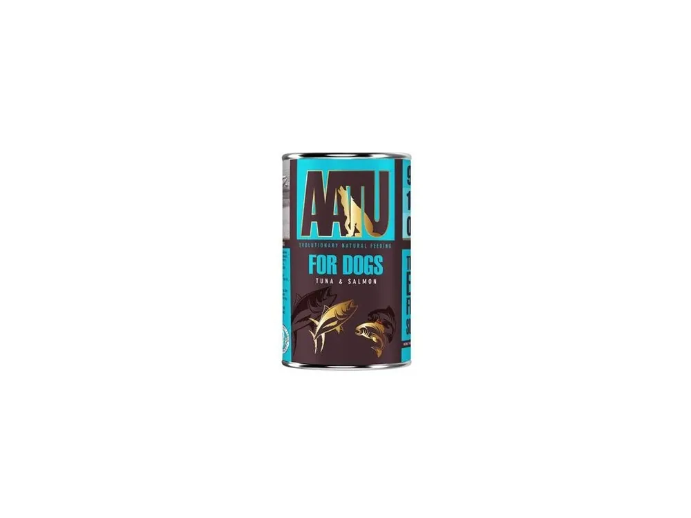 AATU Dog Tuna n Salmon konz. 400g Pouze Dnes