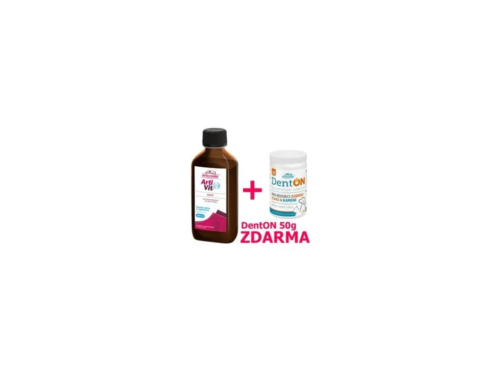 VITAR Veterinae ArtiVit Sirup 200ml+DentON 50g Jen Po Omezenou Doba