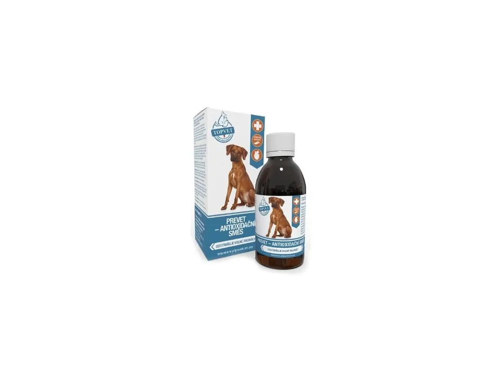 Levný Prevet - antioxidační směs pro psy TOPVET 200ml