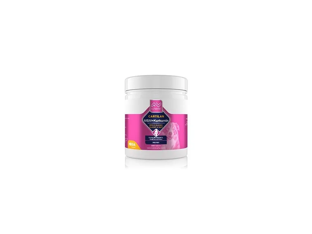 CARTILAN MSM+KURKUMIN Mega 300tbl Altervet Must-Have