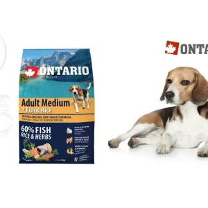 Must-Have Ontario Adult Medium Fish & Rice 2,25 kg