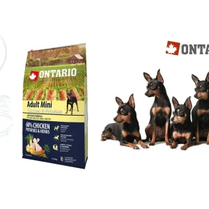 Ontario Adult Mini Chicken & Potatoes 2,25 kg Akční Nabídka