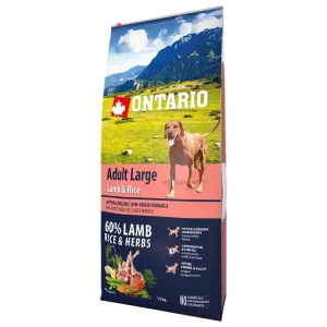 Ontario Adult Large Lamb & Rice 12kg Vysoce Kvalitní