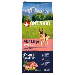 Nakupujte Hned Ontario Adult Large Beef & Rice 12kg