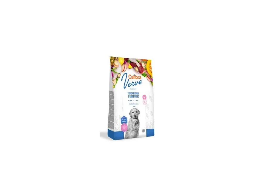 Hit Sezóny Calibra Dog Verve GF Senior M&L Chicken&Duck 2kg