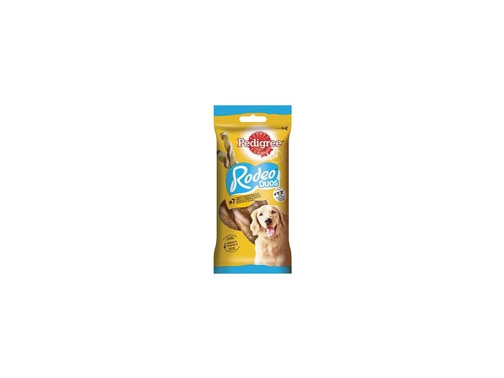 Víkendová Akce Pedigree Pochoutka Rodeo Duo kuře a slanina 123g