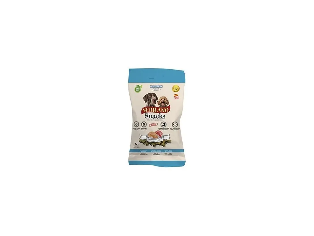 Expresní Doručení Serrano Snack for Dog-Salmon&Tuna 100g