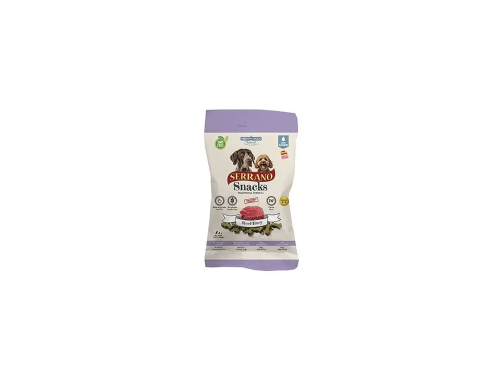 Levný Serrano Snack for Dog-Beef 100g