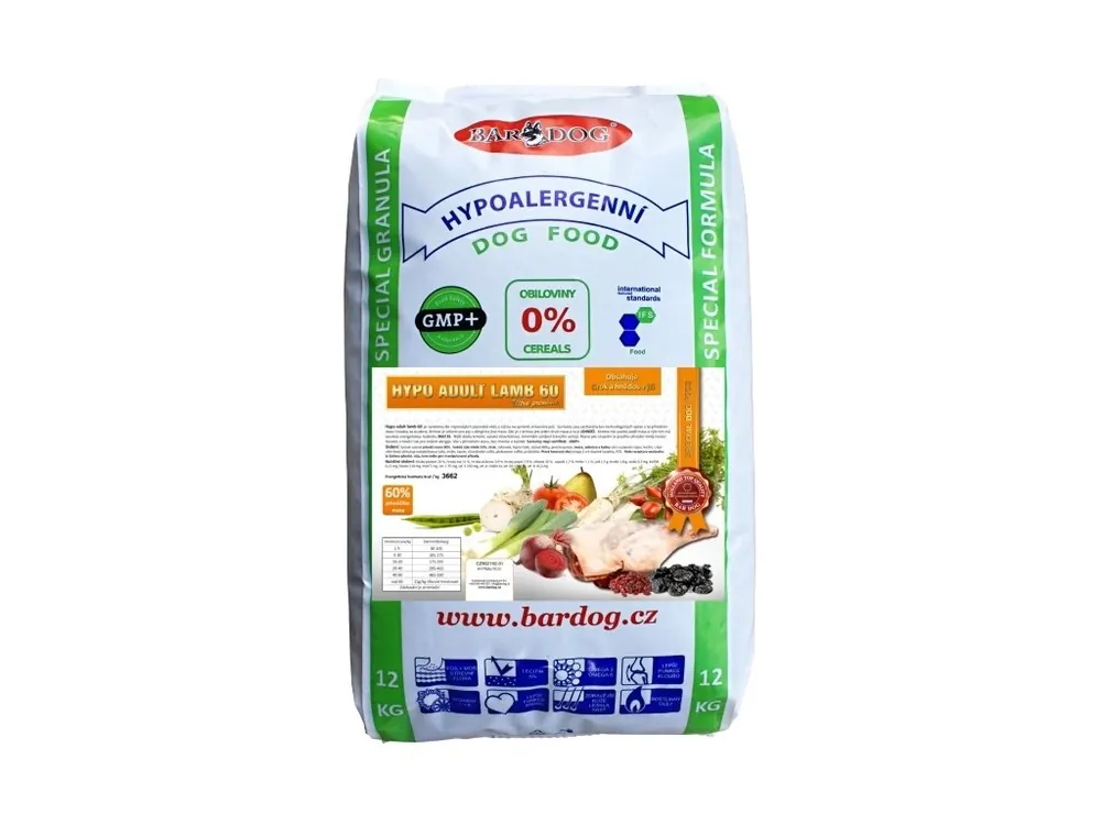 Bardog Hypo Adult Lamb 60 1 kg Akční Nabídka
