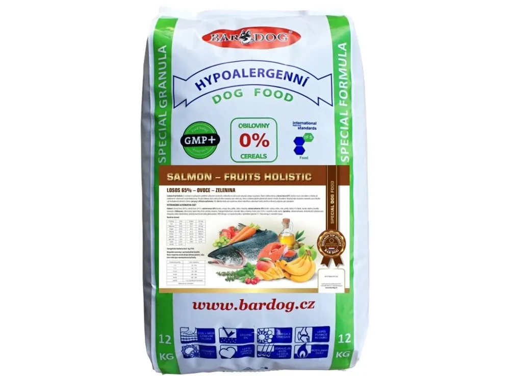 Top Prodej Bardog Salmon Fruit Holistic 4 kg