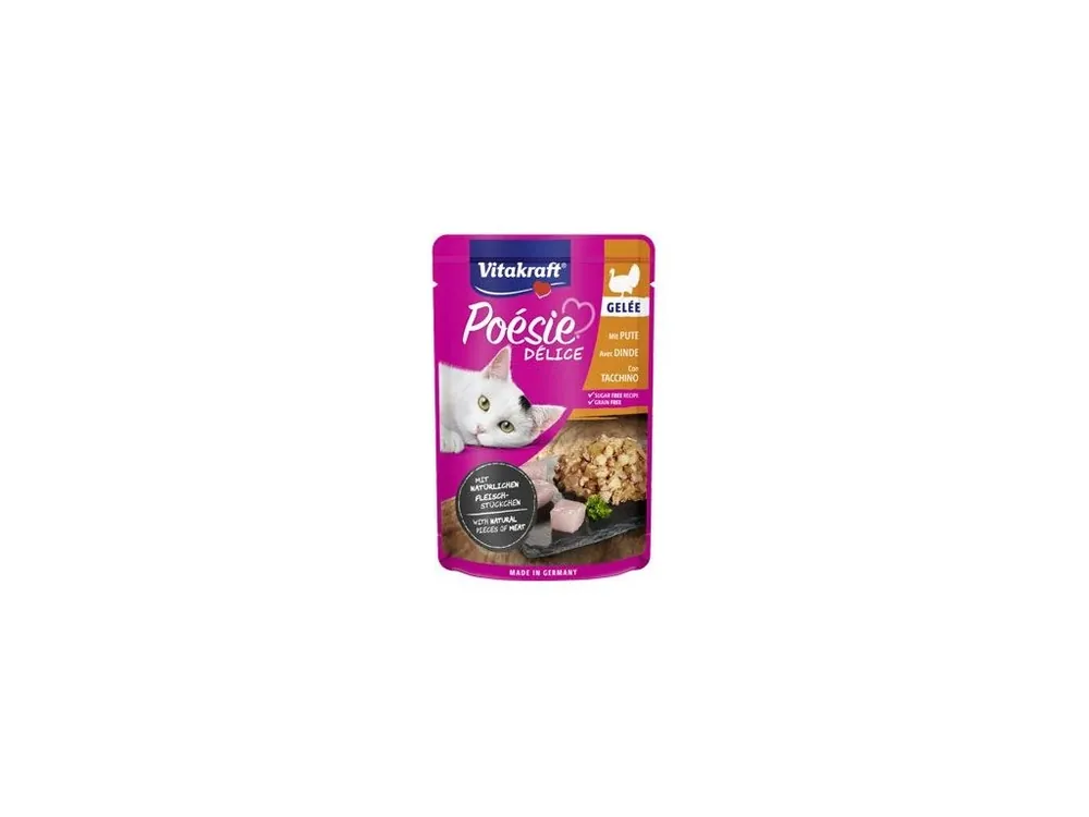 Vitakraft Cat Poésie Délice Gelee kapsa krůtí 85g Autentický