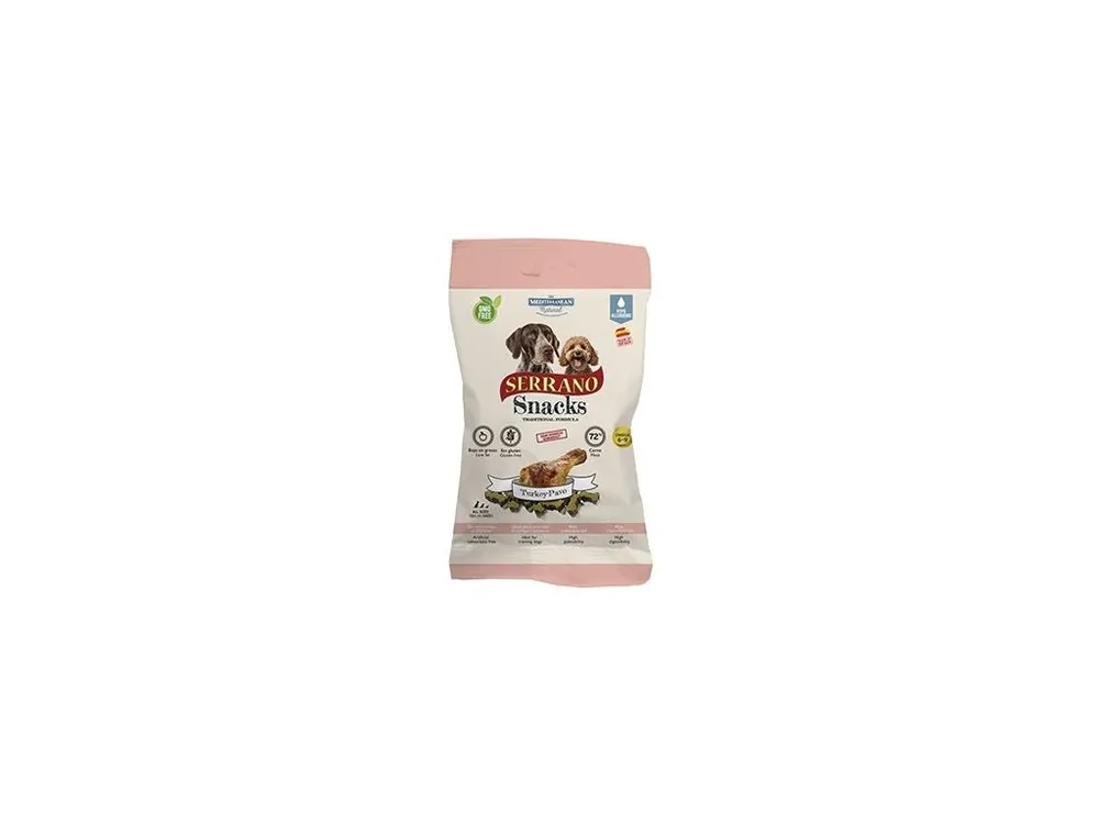 Koupit Online Serrano Snack for Dog-Turkey 100g